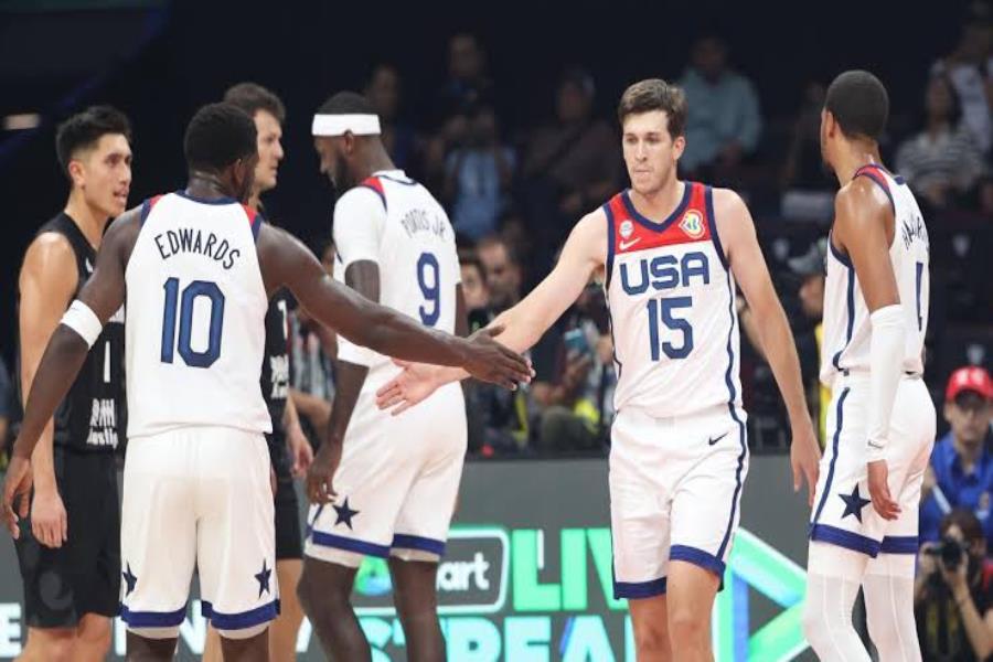 USA vs New Zealand Basketball